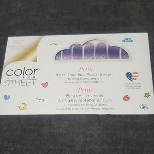 Color Street Petite Glittery Purple Nail Strips